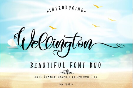 Wellington Regular font