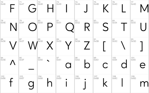 Ageo Personal Use font
