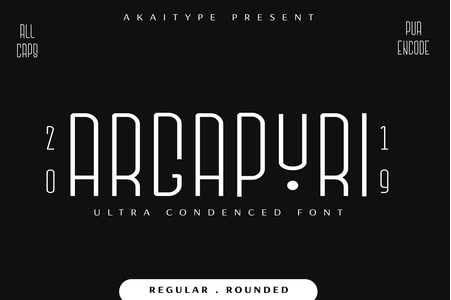 Argapuri Regular font