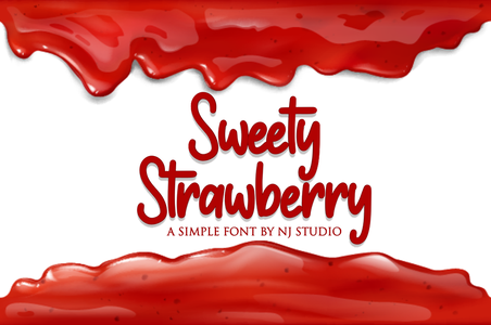 Sweety Strawberry font