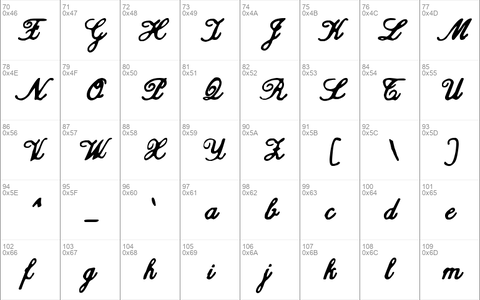 zai Calligraphy Script Handwritten