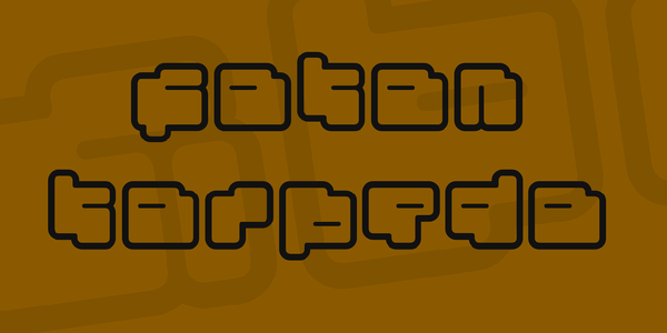 foton torpedo font