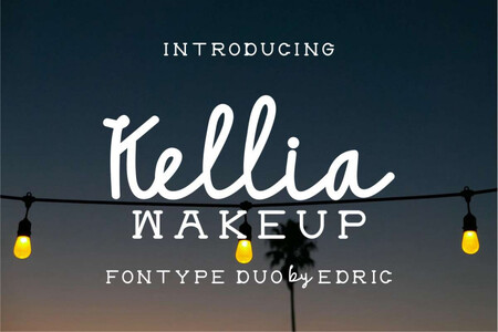 Kellia Wakeup DEMO font