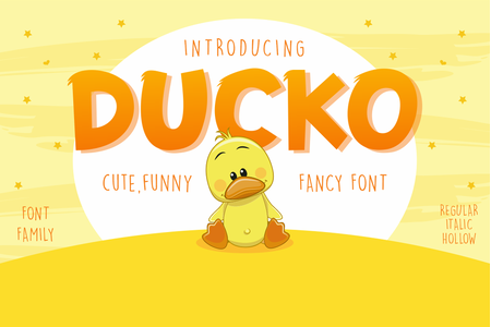 DUCKO DEMO font