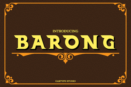 Barong (Demo) font