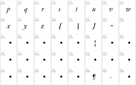 QTGaromand Italic