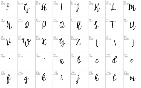 Aleysia font