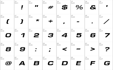 EuroseHeavyface Italic