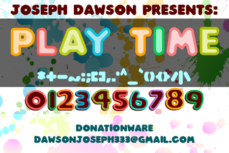Play time font