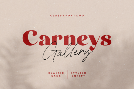 Carneys Gallery Demo Version font