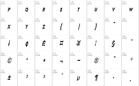 FreeportCondensed Oblique