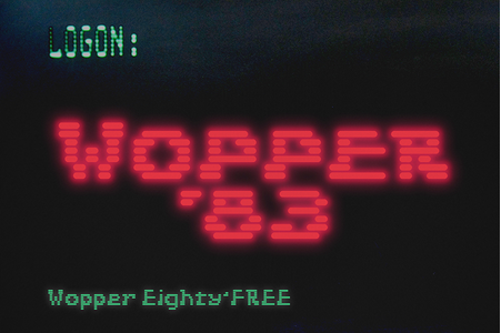 JVNE Wopper'83 font