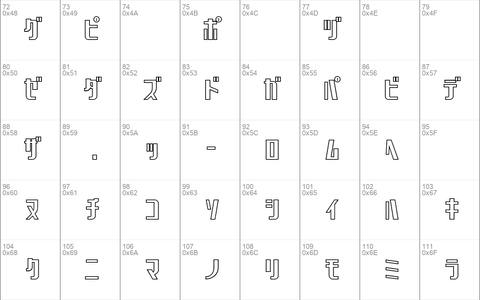 Chicagothic Outline Regular