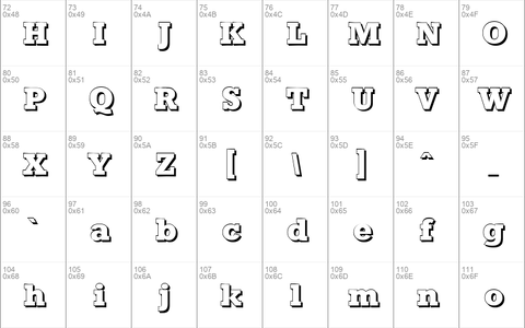 EugeneBeckerShadow-ExtraBold Regular