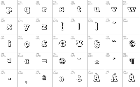 EugeneBeckerShadow-ExtraBold Regular