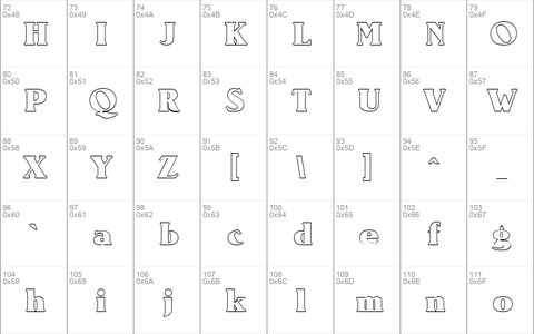 RonaldBeckerOutline-Heavy Regular