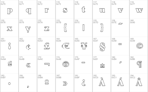 RonaldBeckerOutline-Heavy Regular