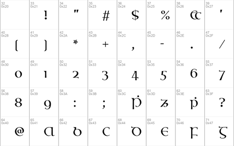 OssianGaelicEF Regular