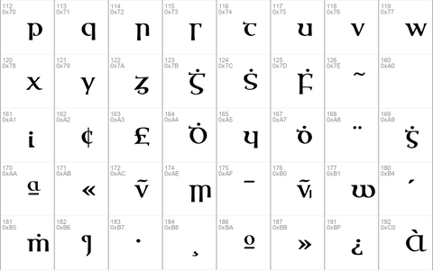 OssianGaelicEF Bold