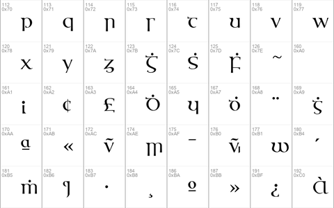 OssianGaelicEF Regular