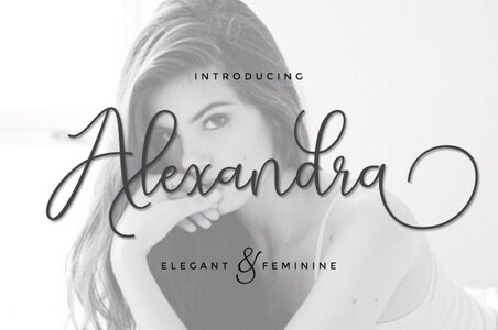 Alexandra Demo font