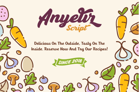 Anyelir Script font