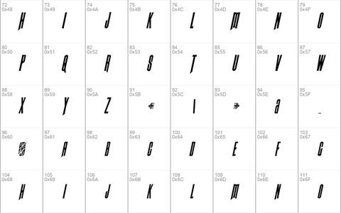 Butch & Sundance Condensed Italic