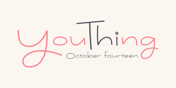 Youthing October Fourteen font