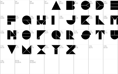Pangraph font