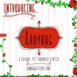 Ladybug font