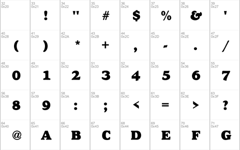 Goudy Heavyface Regular