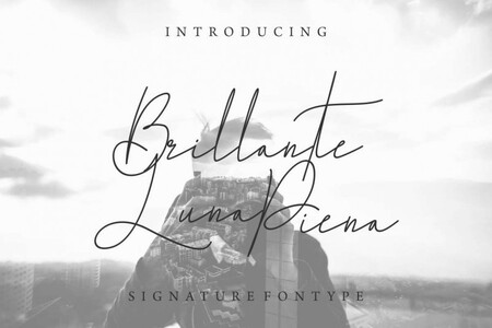 B Luna Piena Demo font