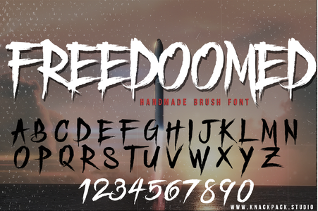 Freedoomed Demo font