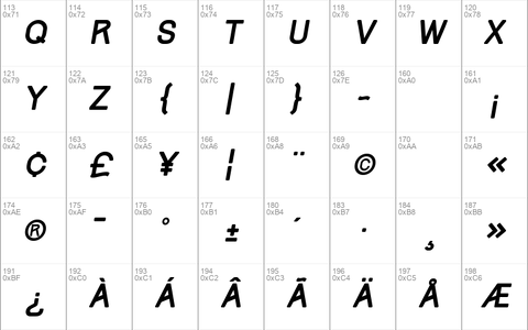 Track Italic