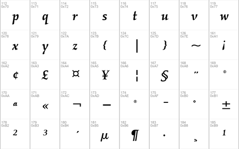 KallosMdITC TT MediumItalic