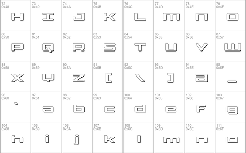 Phoenicia Lower Case 3D