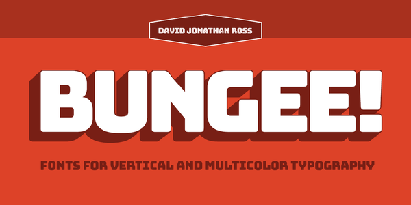 Bungee Shade font