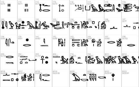 Hieroglyph Regular