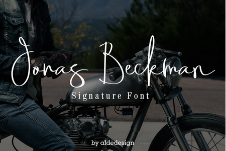 Jonas Beckman Two font