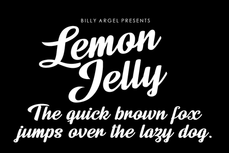 Lemon Jelly Personal Use font