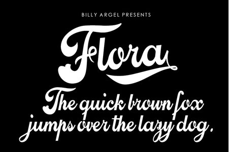 Flora Personal Use font