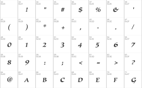 Sassafras-LxItalic Regular