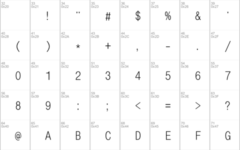 MonoCondensedC Regular