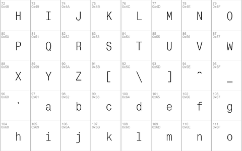 MonoCondensedC Regular