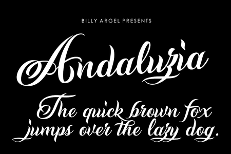 Andaluzia Personal Use font