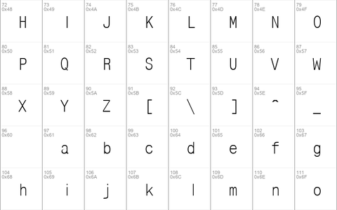 MonoCondensed Regular