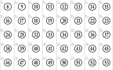 Numberpile Reversed Regular