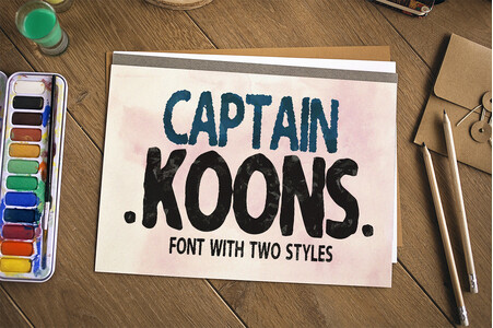 Captain Koons font