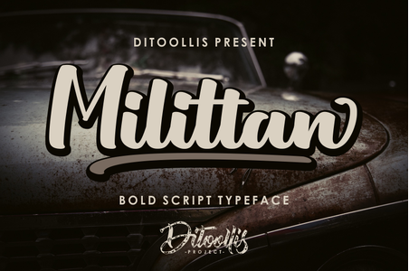 Milittan Personal Use Only font