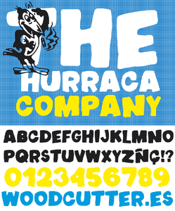 The Hurraca company+ font